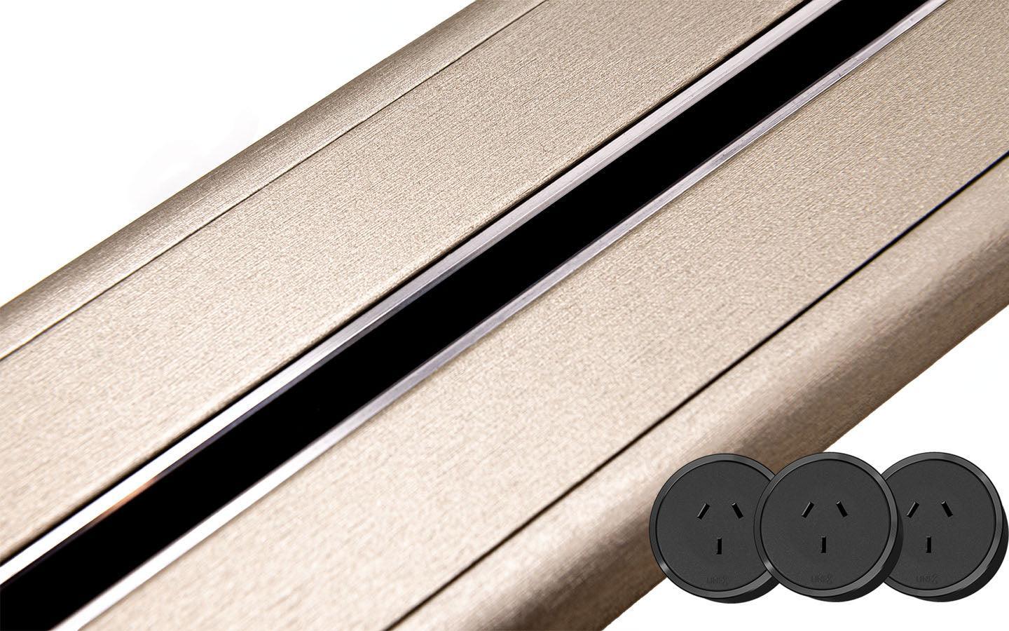 Champagne Gold Bundle - Line8 Power Socket System - Line8 Australia