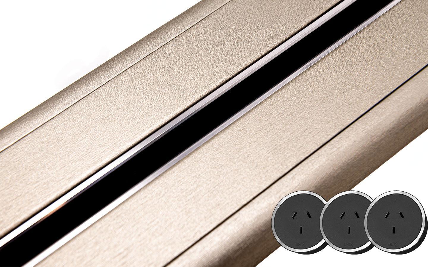 Champagne Gold Bundle - Line8 Power Socket System - Line8 Australia