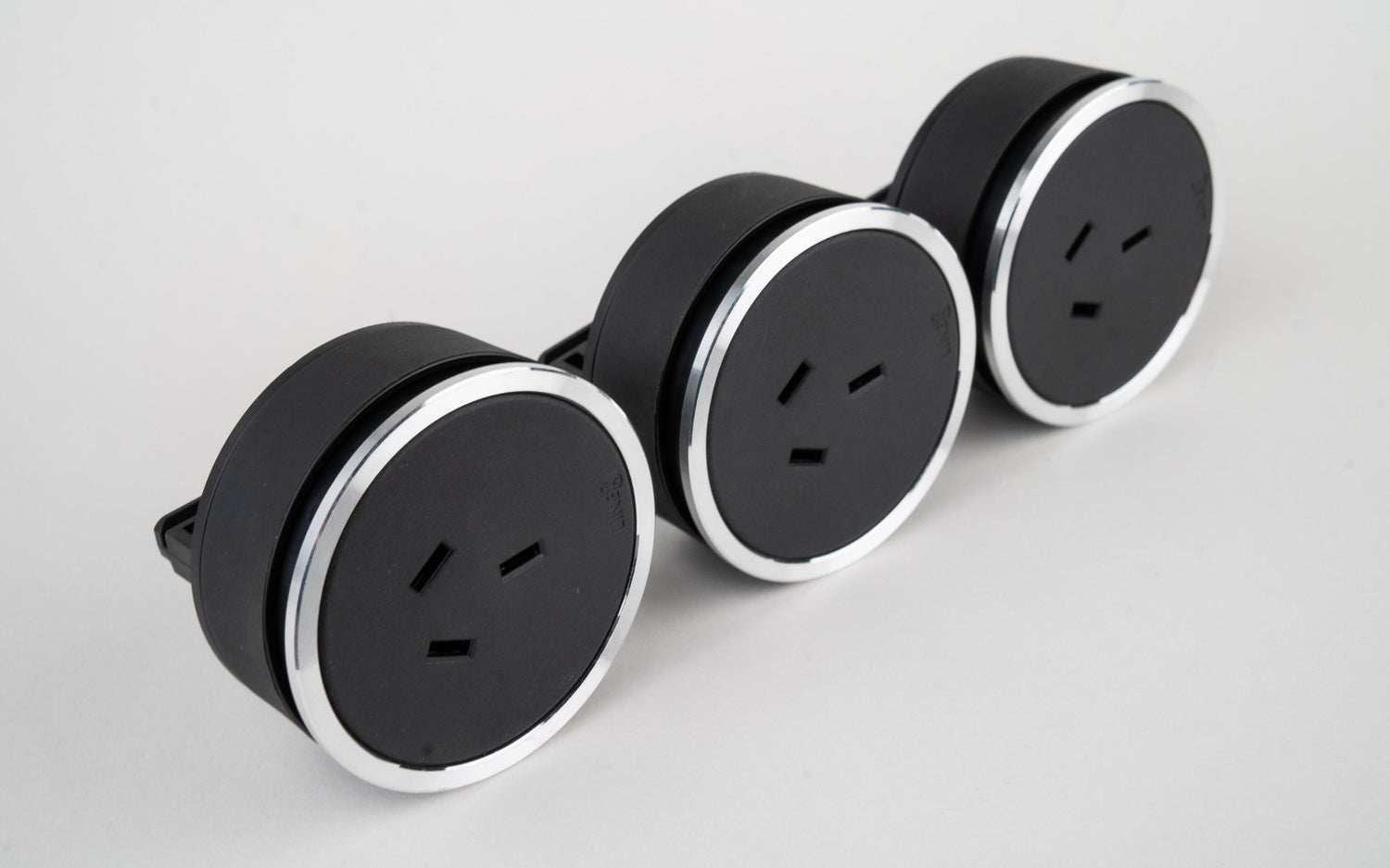 Line8 Pack of 3 Modular Power Sockets - Line8 Australia