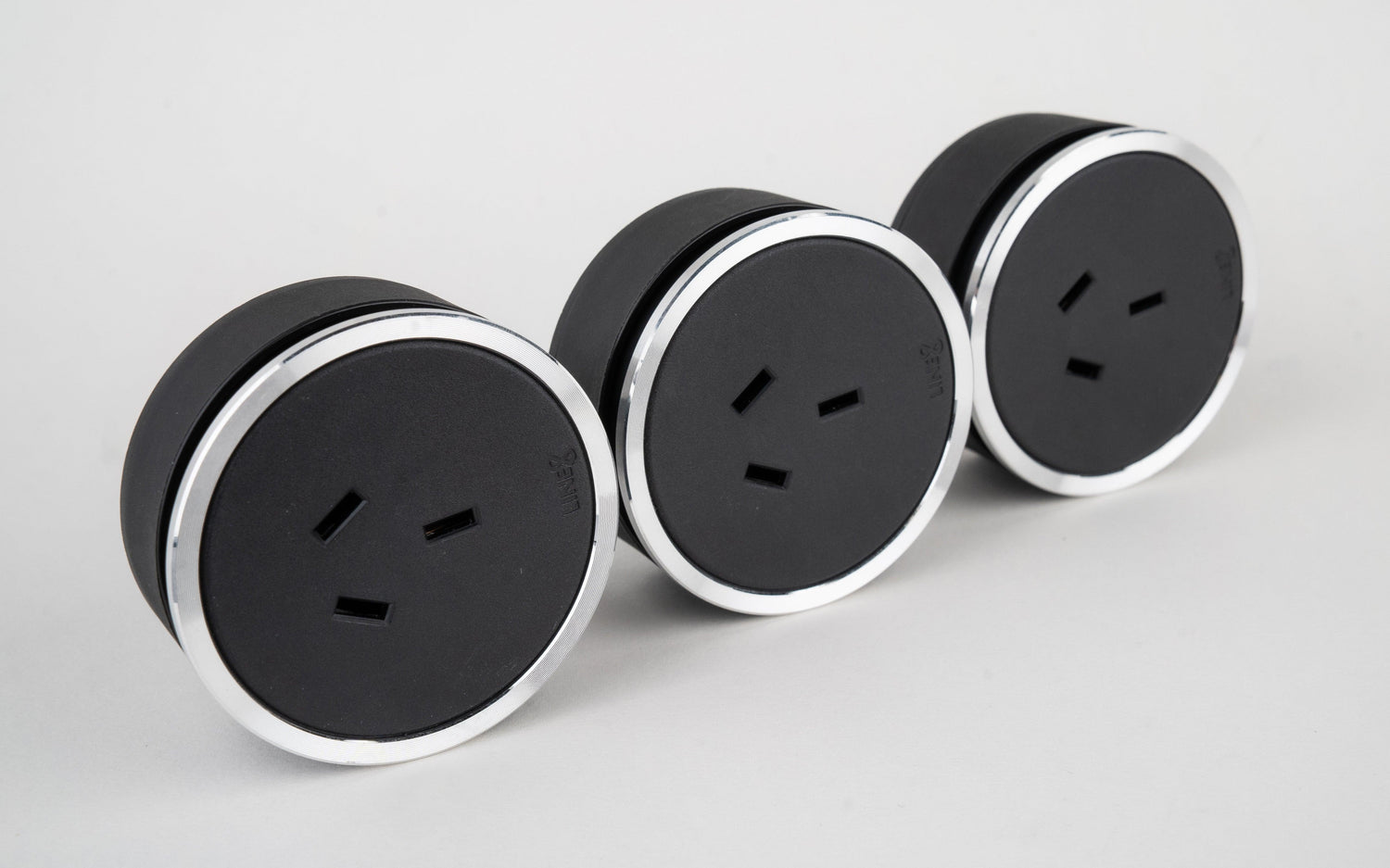 Line8 Pack of 3 Modular Power Sockets - Line8 Australia